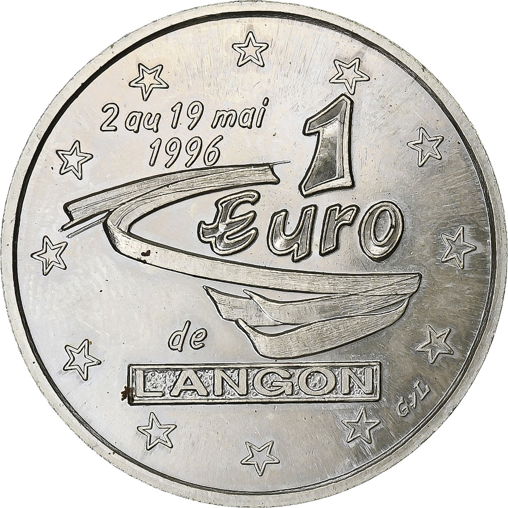 France, Euro de Langon, 1996, Copper-nickel, AU(55-58)