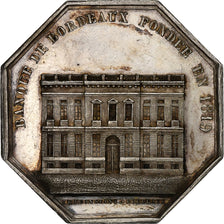 France, Token, Banque de Bordeaux, 1819, Silver, Constant, AU(55-58)