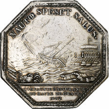 France, Jeton, Compagnie d’assurance du Havre, 1802, Argent, TTB+
