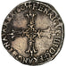 France, Henri IV, 1/4 Ecu, 1605, Nantes, Silver, VF(30-35), Gadoury:597