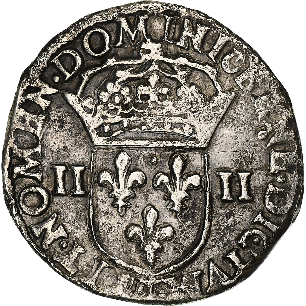 France, Henri IV, 1/4 Ecu, 1605, Nantes, Silver, VF(30-35), Gadoury:597