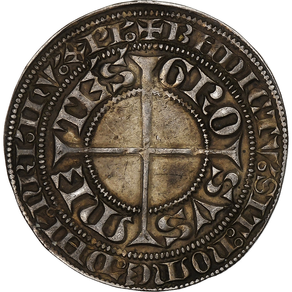 Bishopric of Metz, Thierry V Bayer of Boppard, Gros, 1365-1383, Metz, Silver