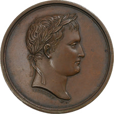 França, medalha, Napoleon I, Musée Napoléon, 1804, Cobre, Andrieu, MS(60-62)