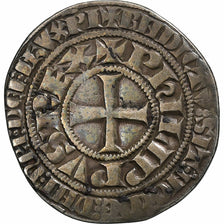 France, Philippe IV le Bel, Gros Tournois à l'O rond, 1285-1290, Silver