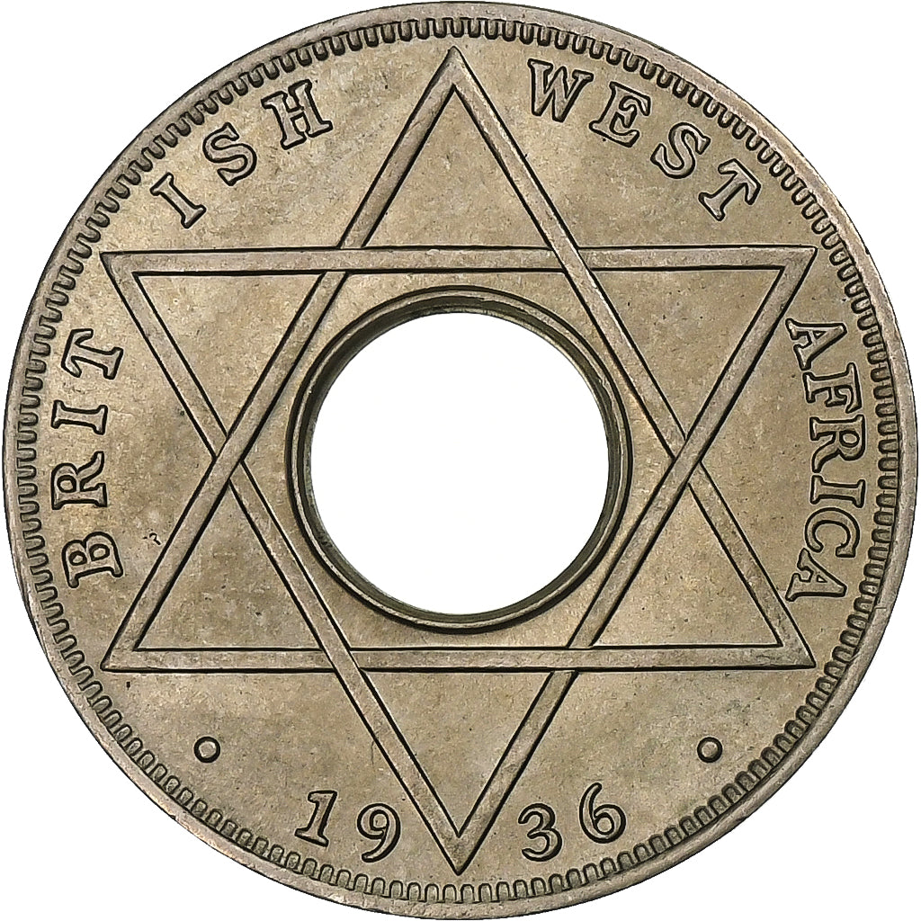 British West Africa, Edward VIII, 1/10 Penny, 1936, Birmingham, Copper-nickel