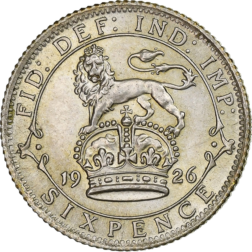Zjednoczone Królestwo Wielkiej Brytanii, George V, 6 Pence, 1926, London