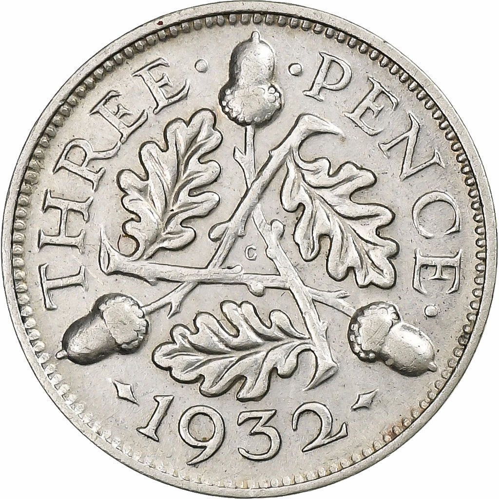 Zjednoczone Królestwo Wielkiej Brytanii, George V, 3 Pence, 1932, London