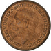 United Kingdom, George V, 1/2 Penny, 1925, London, Bronze, AU(50-53)
