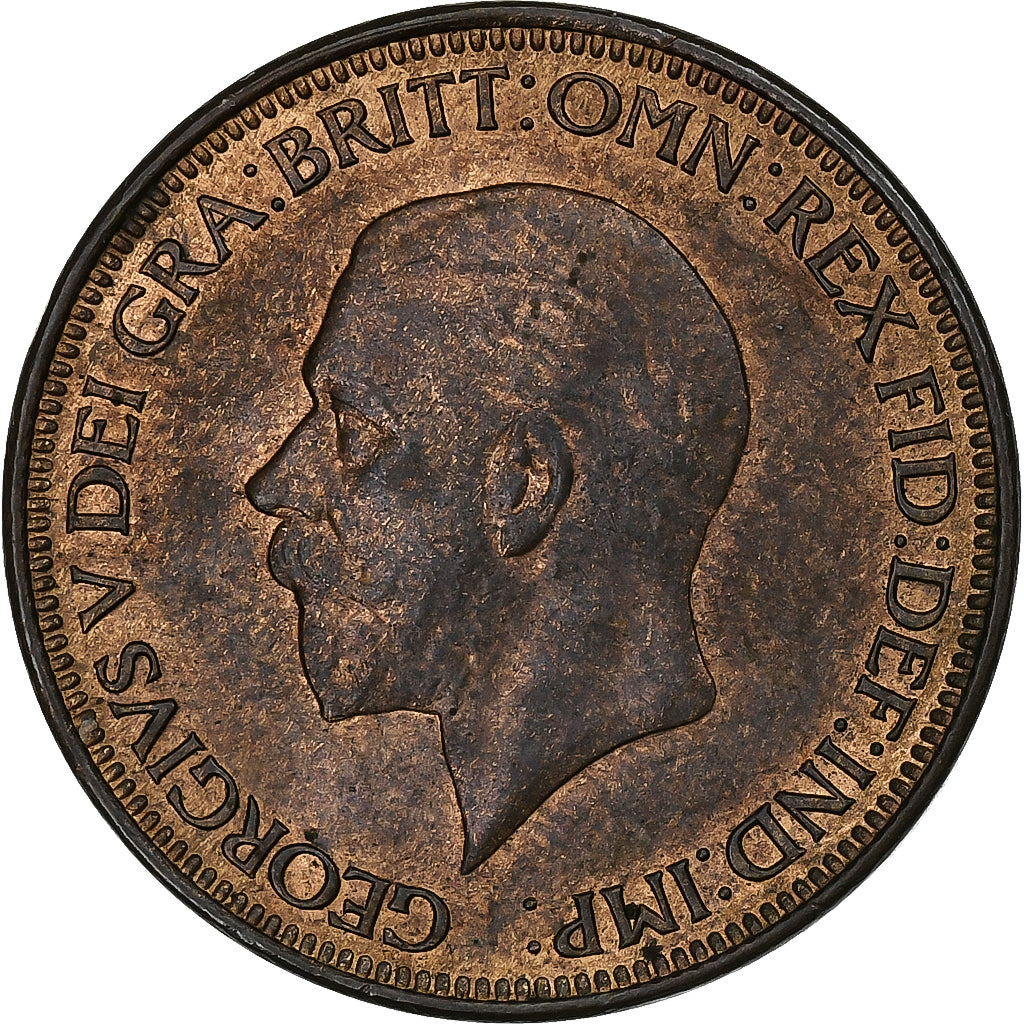 Royaume-Uni, George V, 1/2 Penny, 1930, Londres, Bronze, SPL, Spink:4058, KM:837