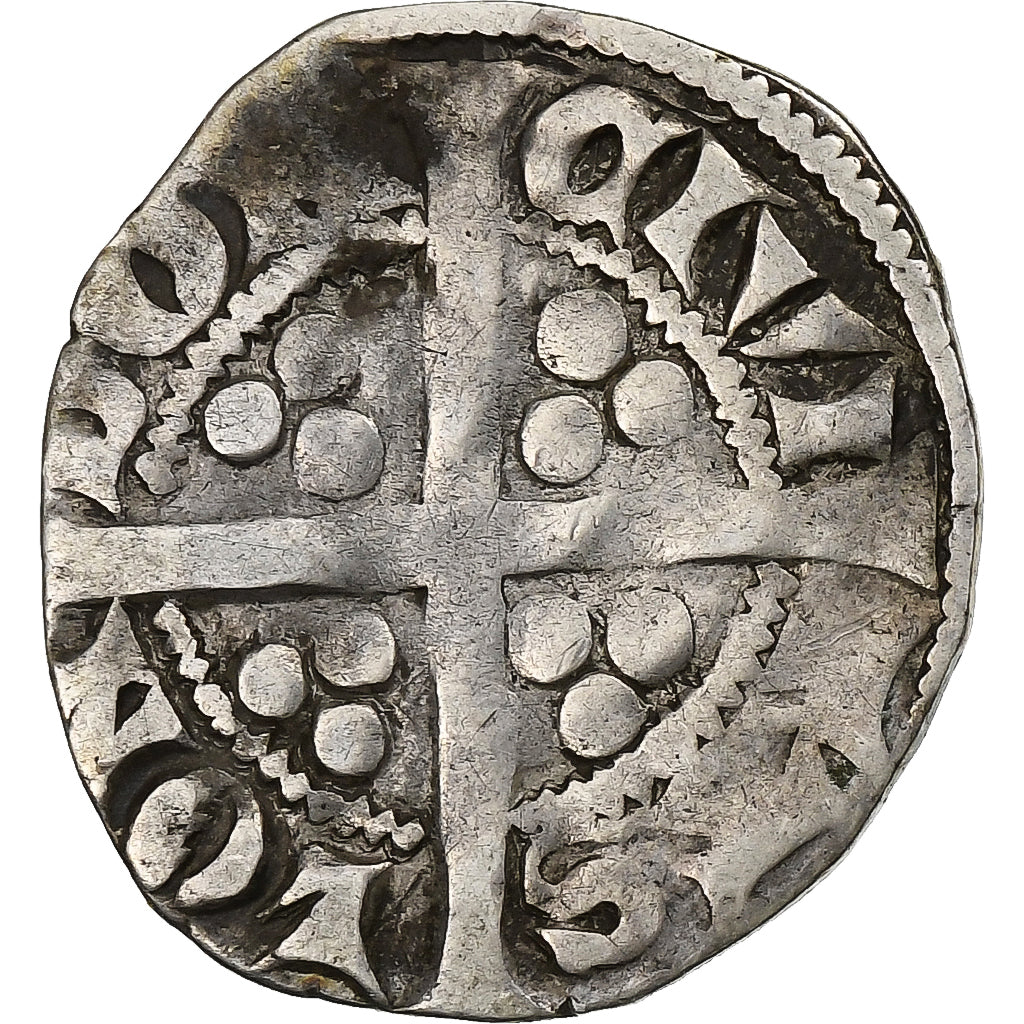 Kingdom of England, Edward III, Penny, 1344-1351, London, Prata, VF(30-35)