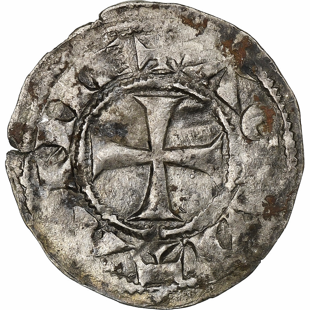 Duchy of Aquitaine, Richard Cœur de Lion, Denier, 1169-1189, Biglione, MB+