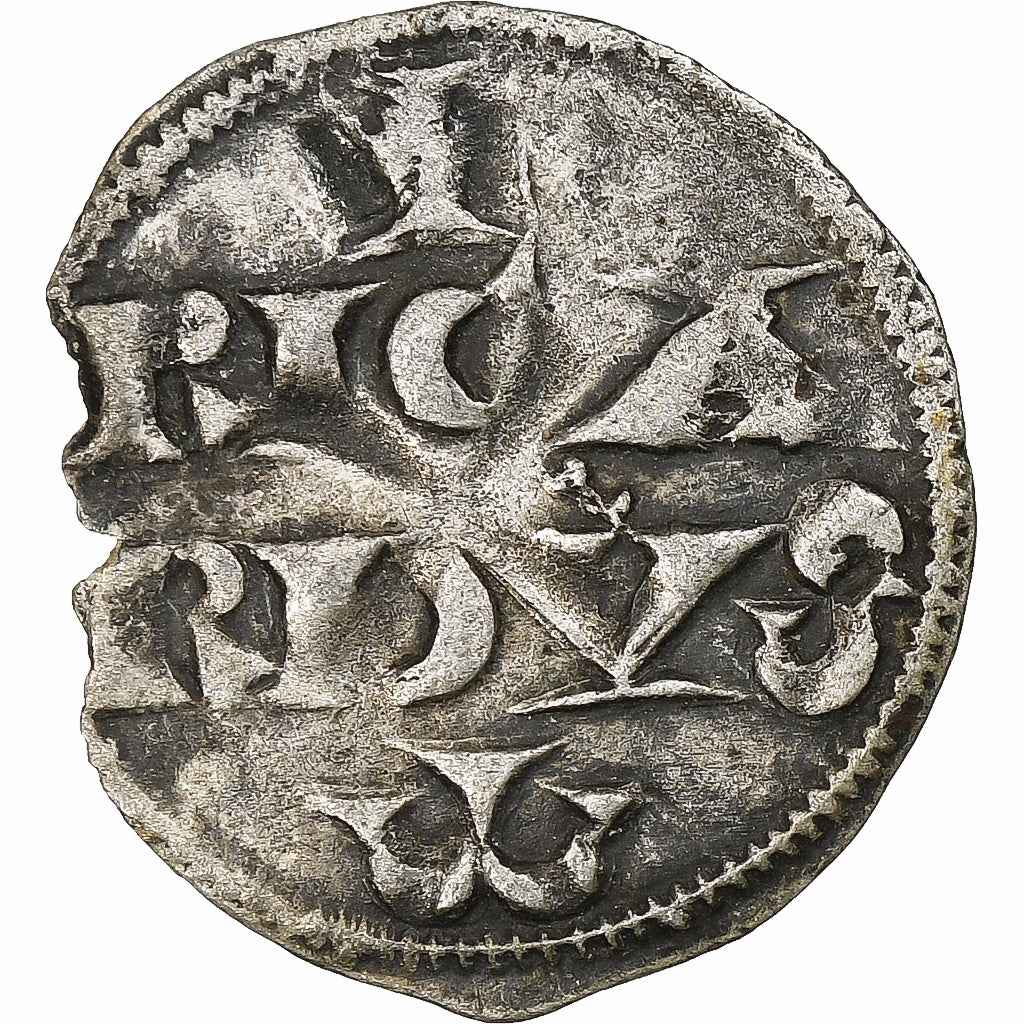 Duchy of Aquitaine, Richard Cœur de Lion, Denier, 1169-1189, Bilon, EF(40-45)