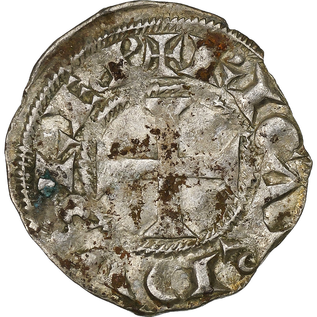 County of Poitou, Richard Cœur de Lion, Denier, 1189-1196, Poitiers, Biglione