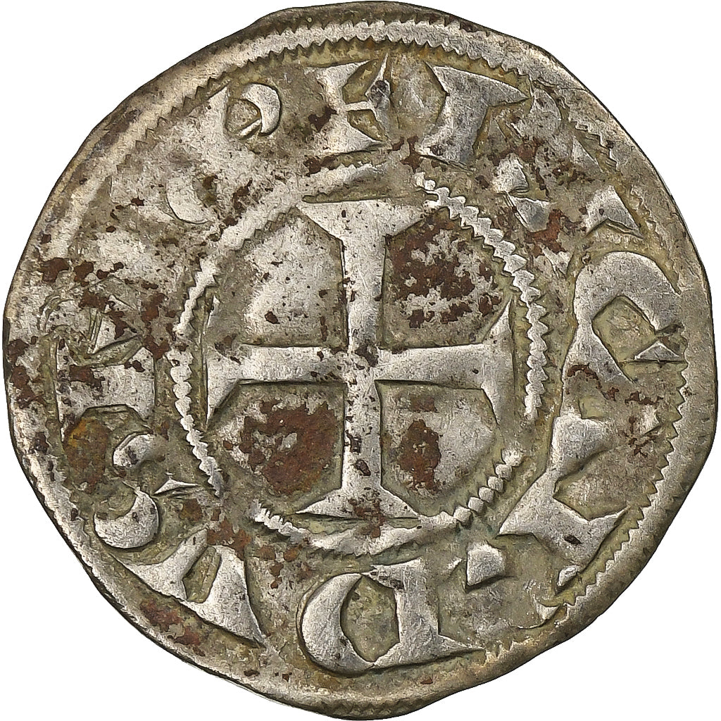 Comté du Poitou, Richard Cœur de Lion, Denier, 1189-1196, Poitiers, Billon