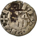 France, Philippe II Auguste, Denier Parisis, 1180-1223, Arras, Billon