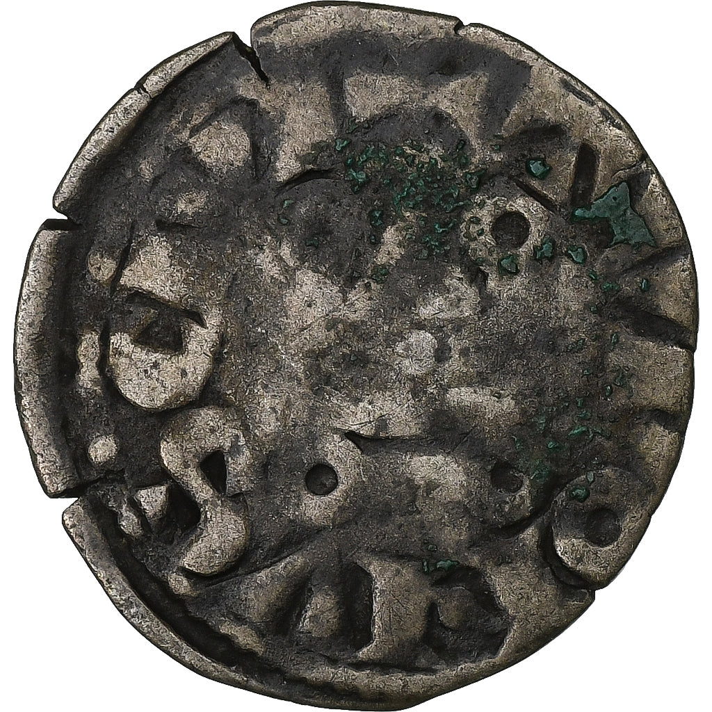 Francia, Louis VIII-IX, Denier Tournois, 1223-1244, Biglione, MB, Duplessy:188