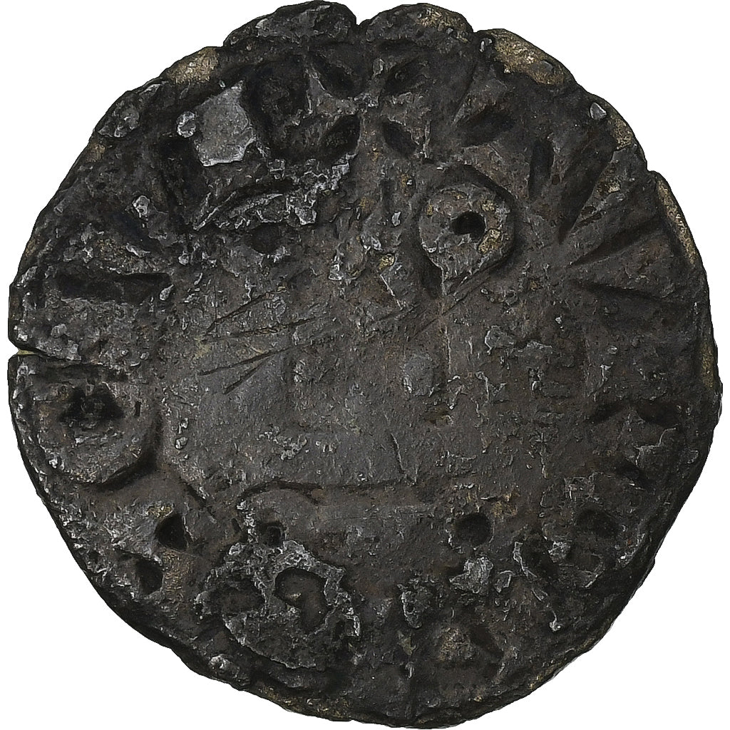 Francia, Louis VIII-IX, Denier Tournois, 1223-1244, Biglione, MB, Duplessy:188