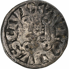 Francja, Louis VIII-IX, Denier Tournois, 1223-1244, Bilon, VF(20-25)