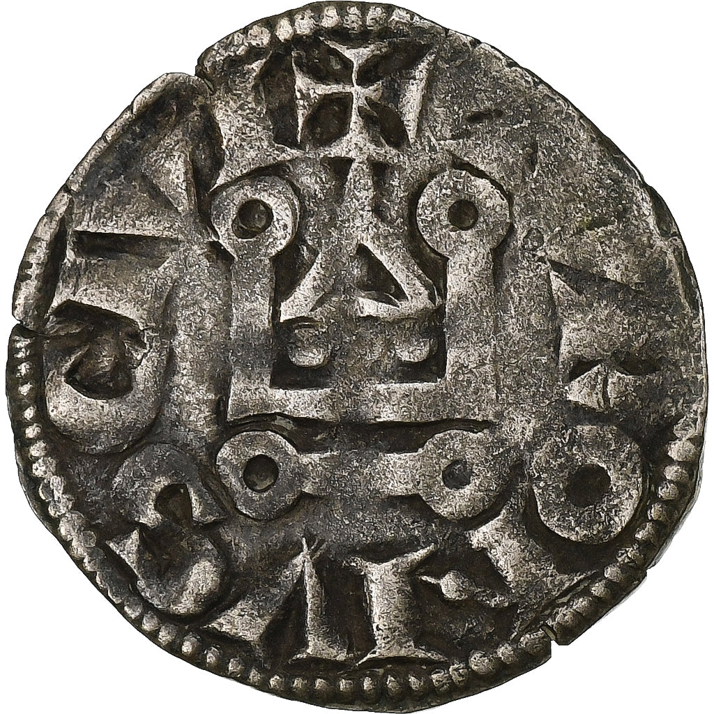 France, Louis VIII-IX, Denier Tournois, 1223-1244, Billon, TB+, Duplessy:188