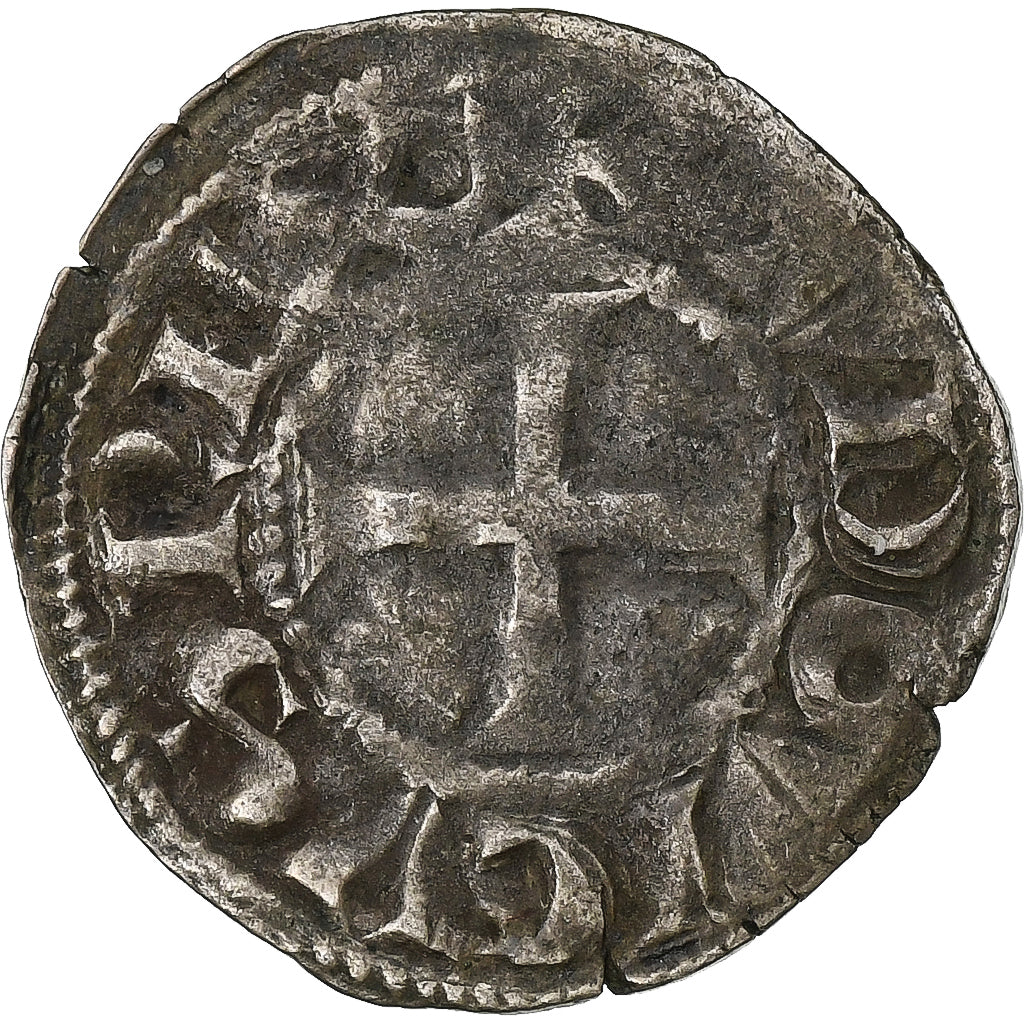 France, Louis VIII-IX, Denier Tournois, 1223-1244, Billon, TB+, Duplessy:188