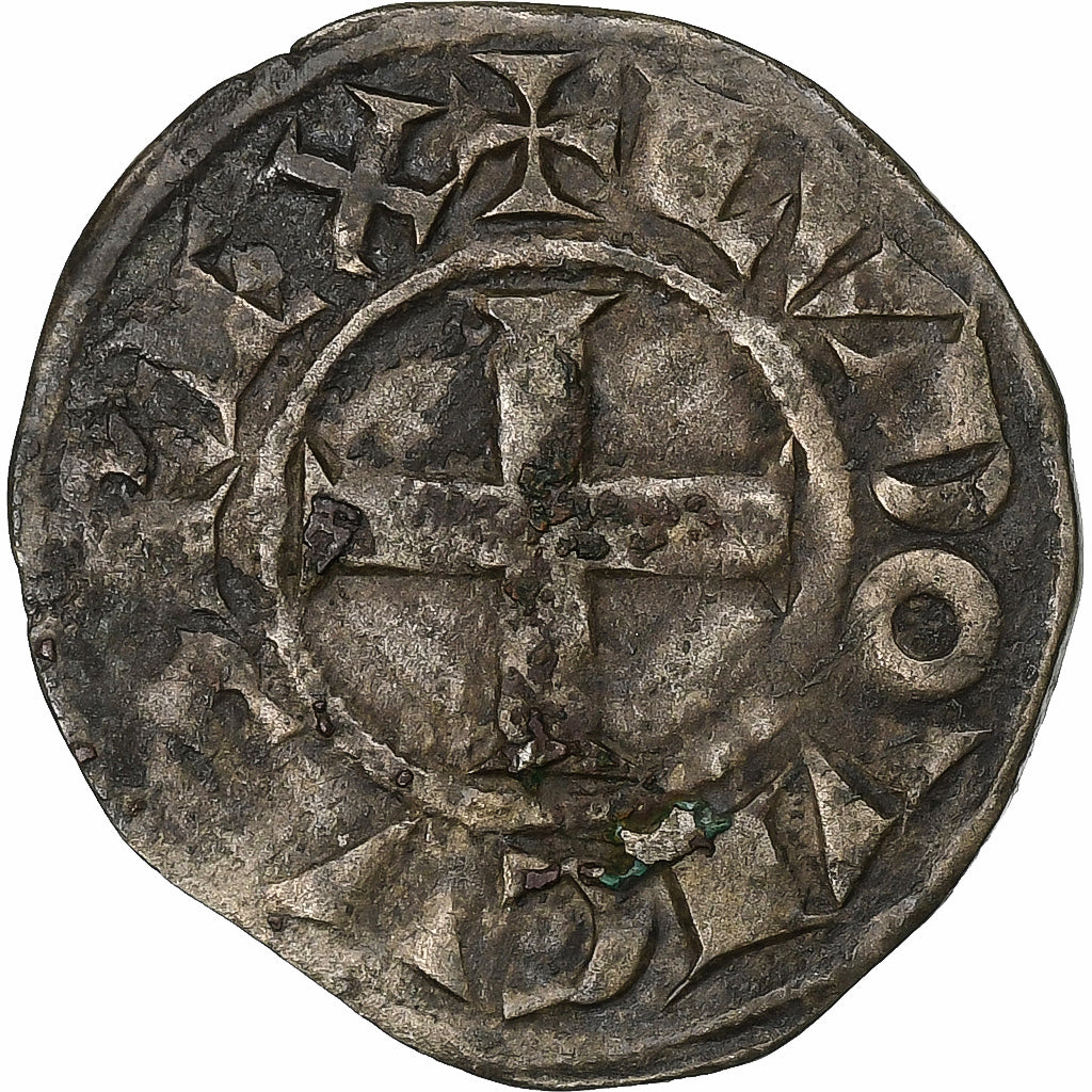France, Louis VIII-IX, Denier Tournois, 1223-1244, Billon, VF(30-35)
