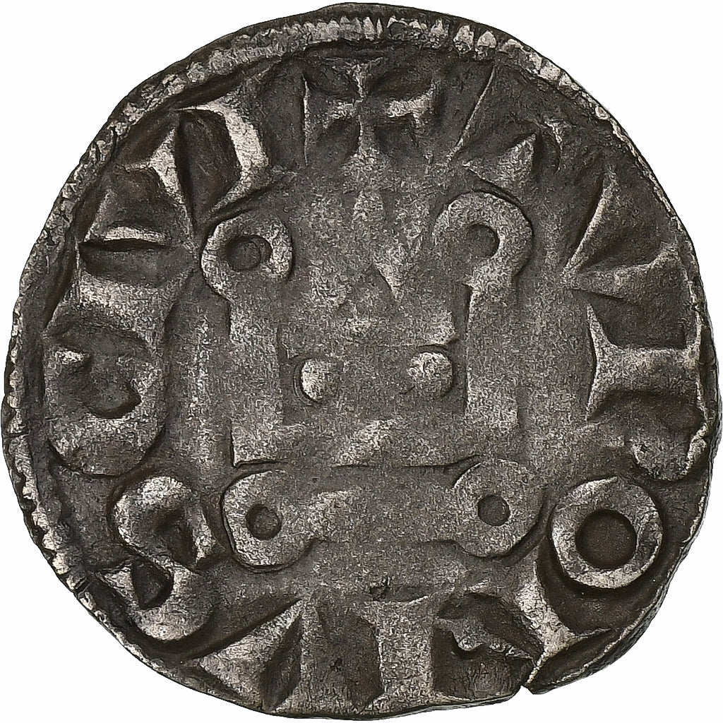 Frankrijk, Louis VIII-IX, Denier Tournois, 1223-1244, Billon, FR+, Duplessy:188