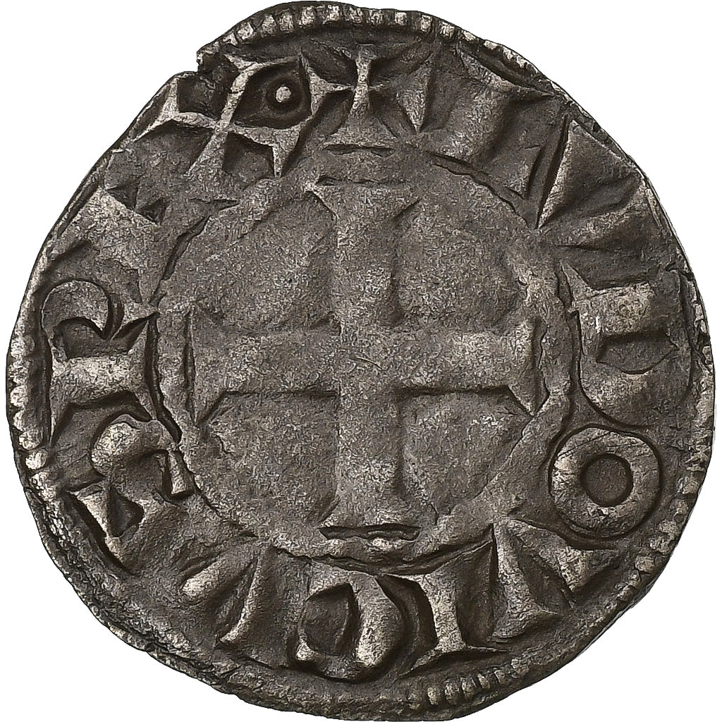 Frankrijk, Louis VIII-IX, Denier Tournois, 1223-1244, Billon, FR+, Duplessy:188
