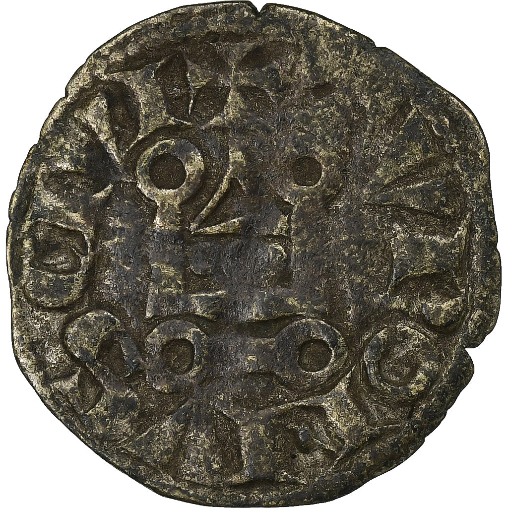 França, Louis VIII-IX, Denier Tournois, 1223-1244, Lingote, VF(30-35)