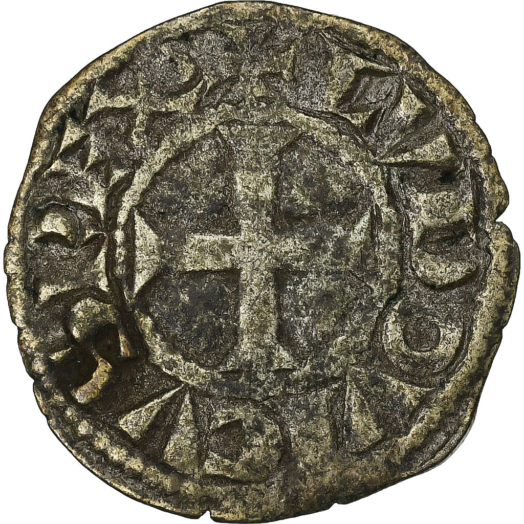 França, Louis VIII-IX, Denier Tournois, 1223-1244, Lingote, VF(30-35)