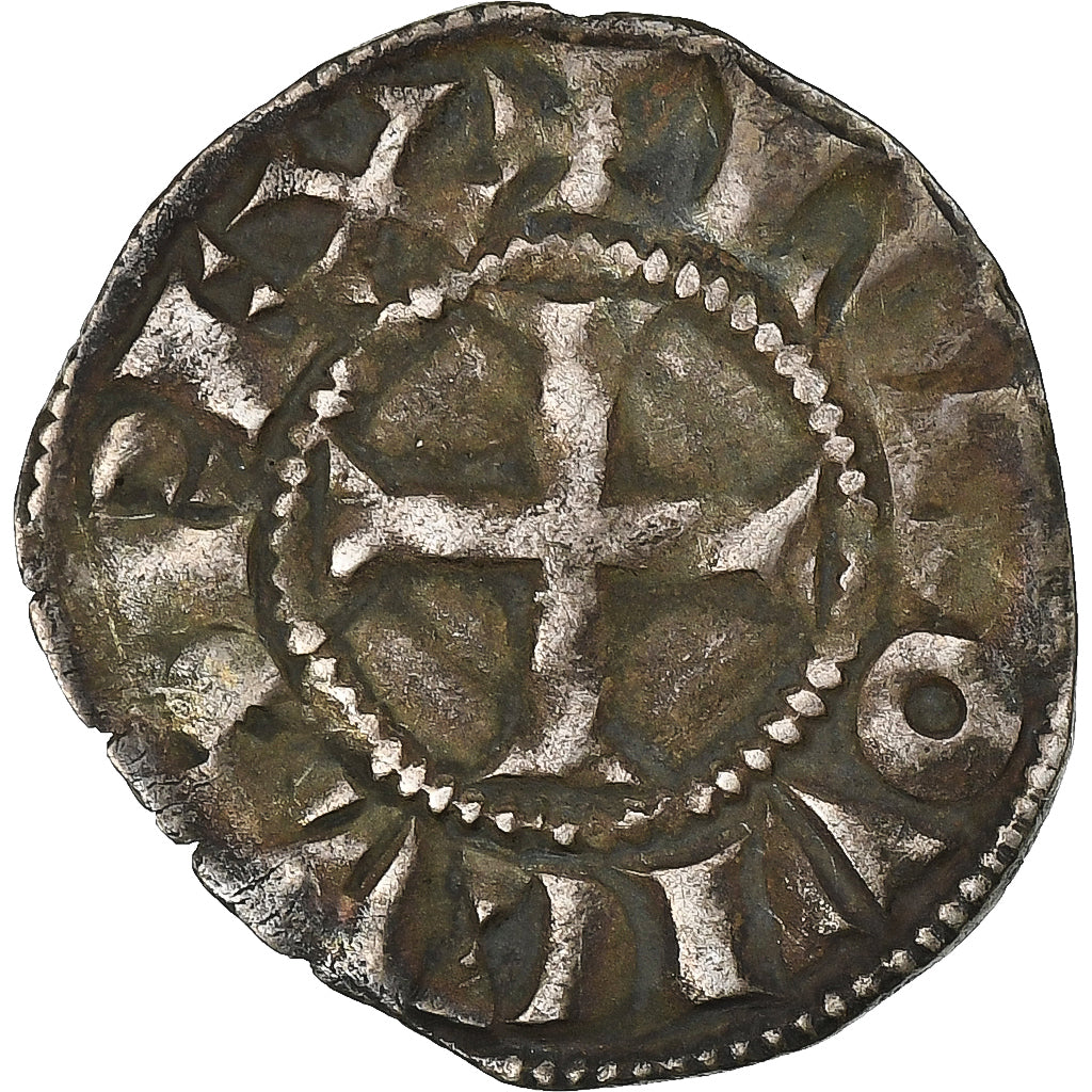 Francia, Louis IX, Denier Tournois, 1245-1270, Biglione, MB+, Duplessy:193