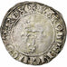France, Charles VI, Gros dit "Florette", 1417, Paris, Billon, VF(30-35)