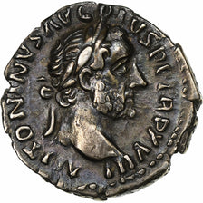 Antoninus Pius, Denarius, 154-155, Rome, Silver, AU(50-53), RIC:238