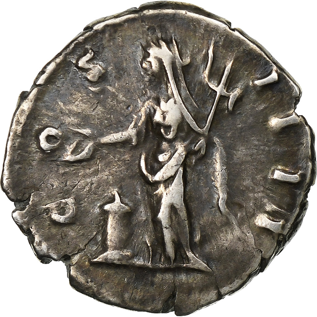 Antoninus Pius, Denarius, 154-155, Rome, Silver, AU(50-53), RIC:238
