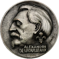 Frankrijk, Medaille, Alexandre Desrousseaux, P'tit Quinquin, Lille, Silvered