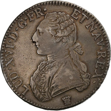 France, Louis XVI, Ecu aux branches d'olivier, 1789, Limoges, Silver, EF(40-45)