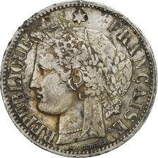 France, 2 Francs, Cérès, 1870, Paris, Argent, TB+, Gadoury:530