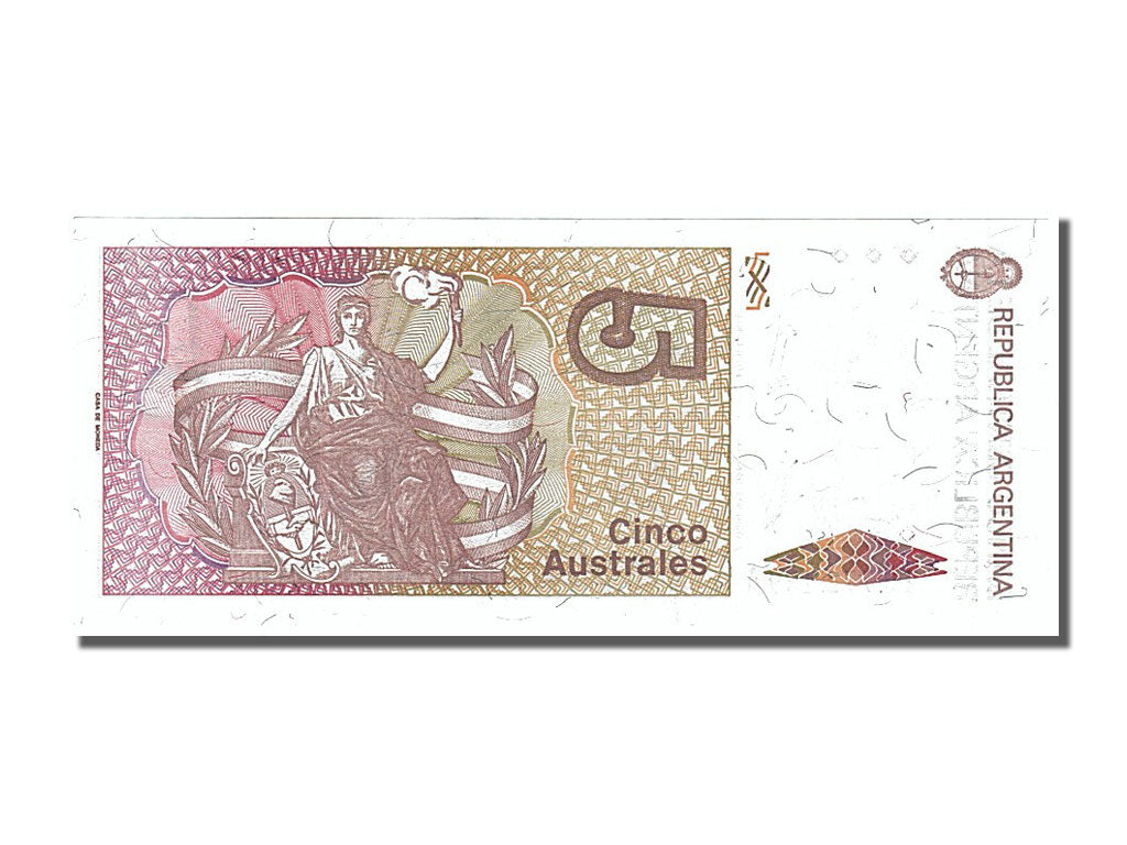 Billet, Argentine, 5 Australes, 1985, NEUF
