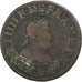 Francja, Henri IV, Double Tournois, 1608, Paris, Miedź, F(12-15), Gadoury:538
