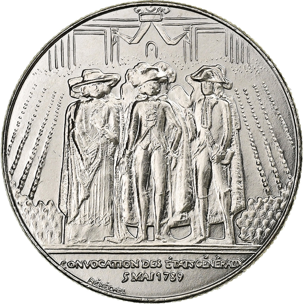 France, Franc, États généraux, 1989, Monnaie de Paris, BU, Nickel, MS(65-70)