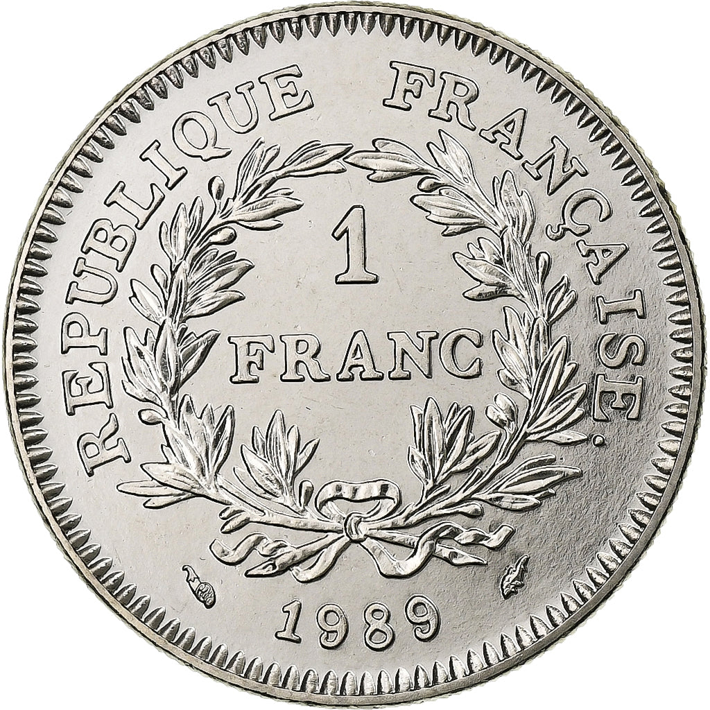 France, Franc, États généraux, 1989, Monnaie de Paris, BU, Nickel, MS(65-70)