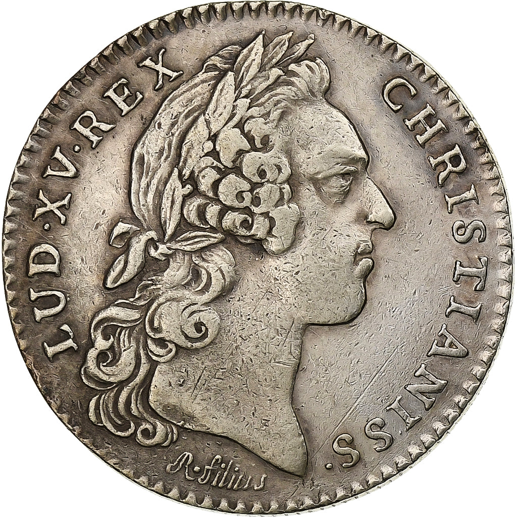 França, Token, Luís XV, Chambre de Commerce de Bayonne, 1738, Prata, Nova