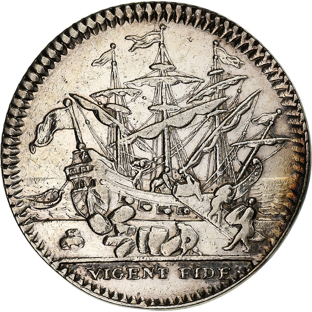 France, Token, Louis XV, Chambre de Commerce de Bayonne, Silver, Restrike