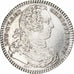 França, Token, Luís XV, Extraordinaire des Guerres, 1734, Prata, Nova