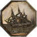 France, Token, Compagnie Bordelaise, Assurance Maritime, 1843, Silver, Dubois.E