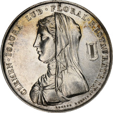 France, Médaille, Languedoc, Jeux Floraux de Toulouse, 1819, Argent, SUP
