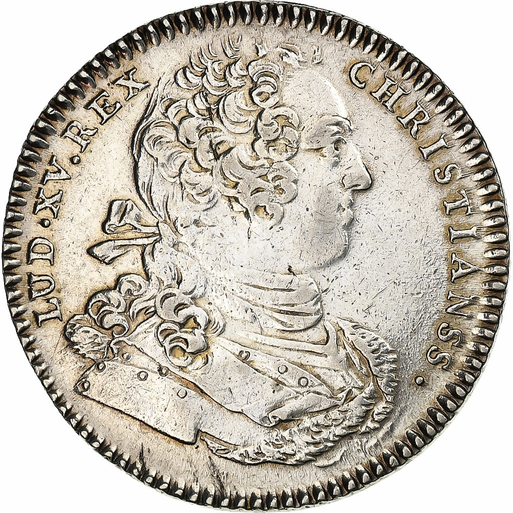 Francia, zeton, Louis XV, Artillerie et Génie, Plata, Restrike, MBC+