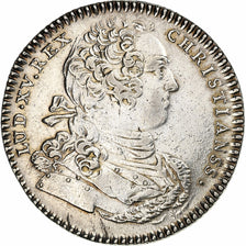 Francia, zeton, Louis XV, Artillerie et Génie, Plata, Restrike, MBC+