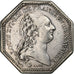 Francia, zeton, Louis XVI, Trésorerie Générale de la Maison, Plata, Gatteaux