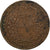 França, Token, Maires de Dijon, Jean-Pierre Burteur, 1745, Cobre, VF(30-35)