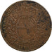 Francia, zeton, Maires de Dijon, Jean-Pierre Burteur, 1745, Cobre, BC+
